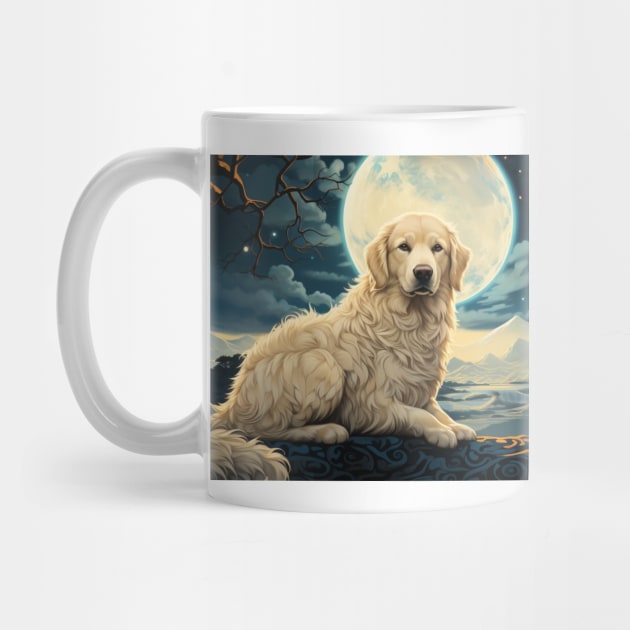 Golden Retriever Illustration by You Had Me At Woof